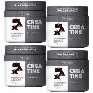 Max Titanium Creatina Kit 4x 300g Sem Sabor