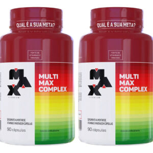 Combo 2x Multimax Complex 90 Cápsulas Cada Max Titanium