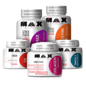 Combo Emagrecimento Completo Max Titanium - Loja do Suplemento